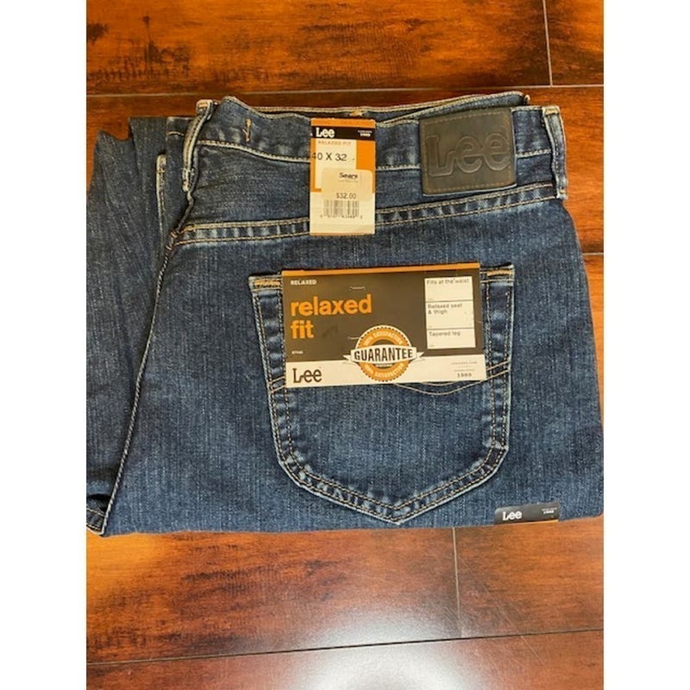 Lee Vintage Men's Jeans Relaxed Fit 100% Cotton NWTs Lot of 3 40 x 30 - Picture 3 of 5